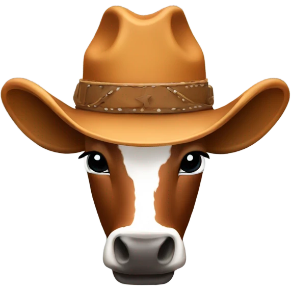 Longhorn with cowboy hat  emoji