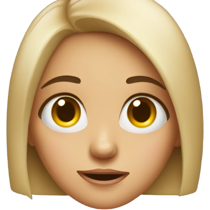 Girl rolling eyes  emoji