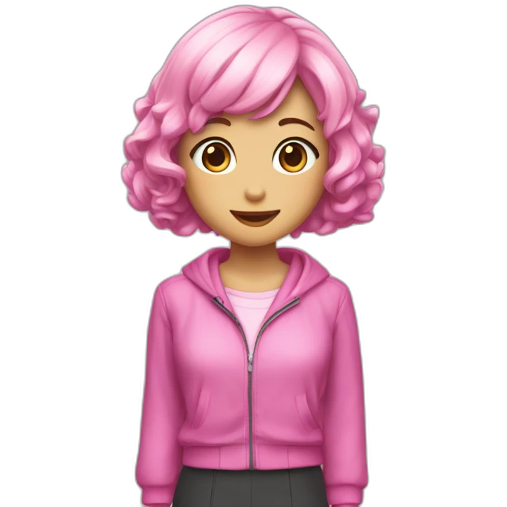 ピンクの服を着たミニー emoji