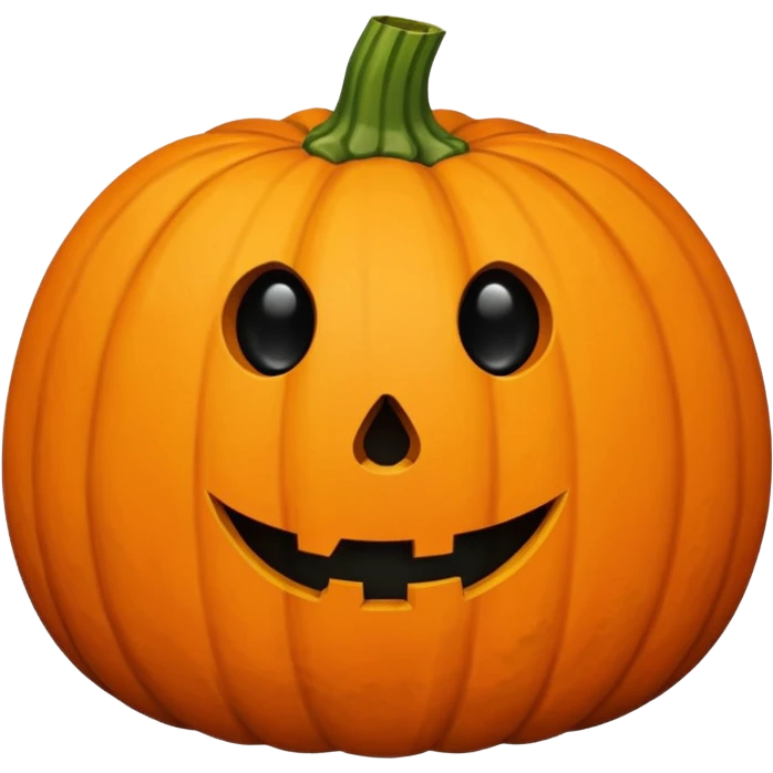 realistic pumpkin with a small black round hole in the side, the hole is oozing a thick white substance emoji