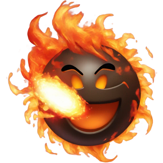 Fireball shot emoji