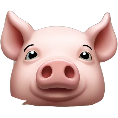 pig head dollar emoji