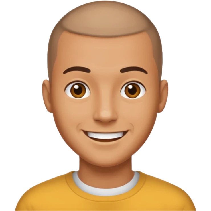 buzz cut man emoji