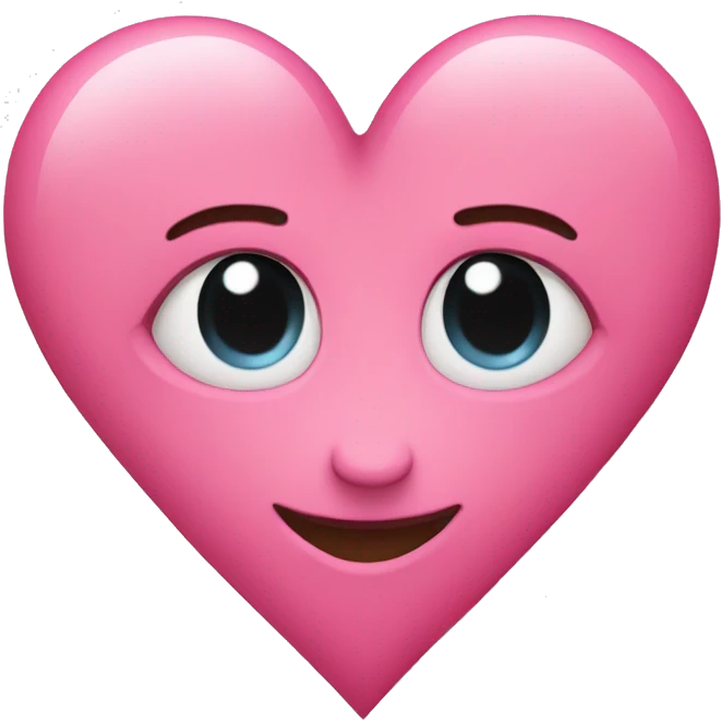 Pink heart  emoji