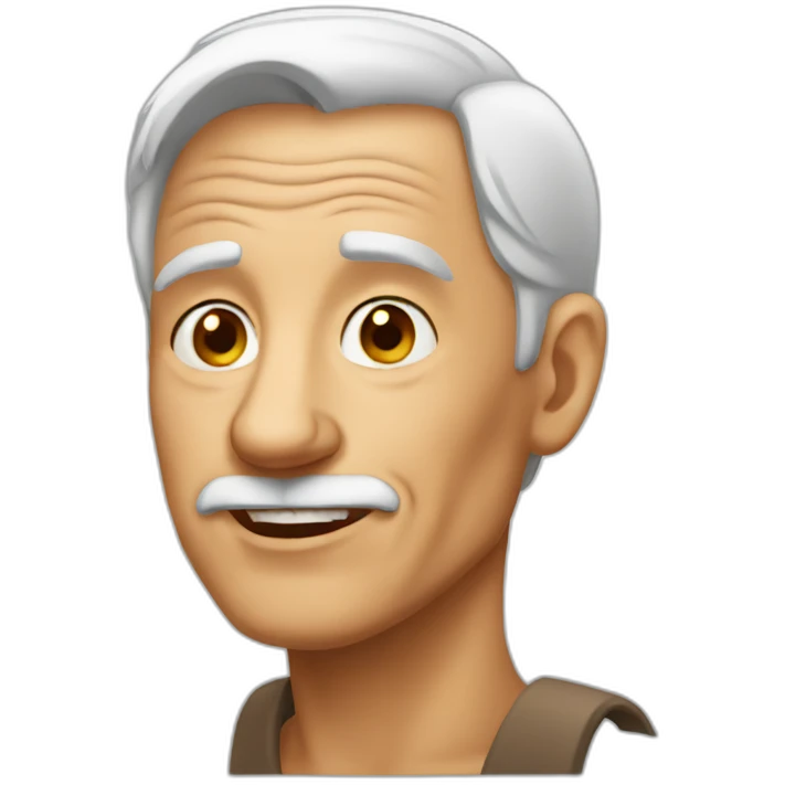 bare faced 80 year old man emoji