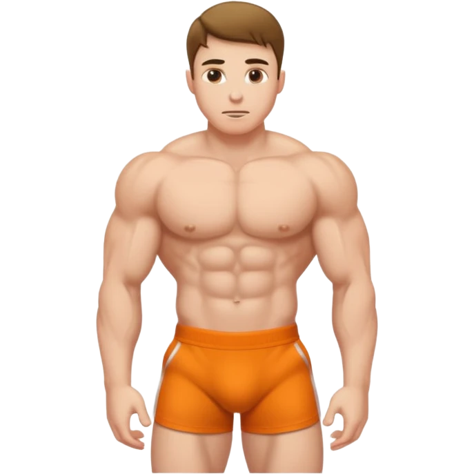 a guy showing his butthole emoji