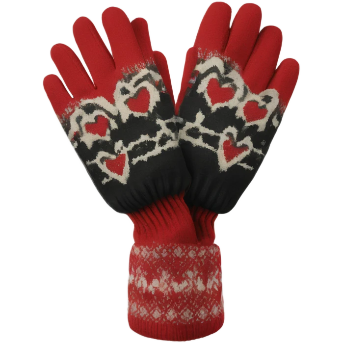 Beautiful heart finnish gloves emoji