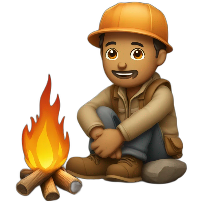campfire man emoji