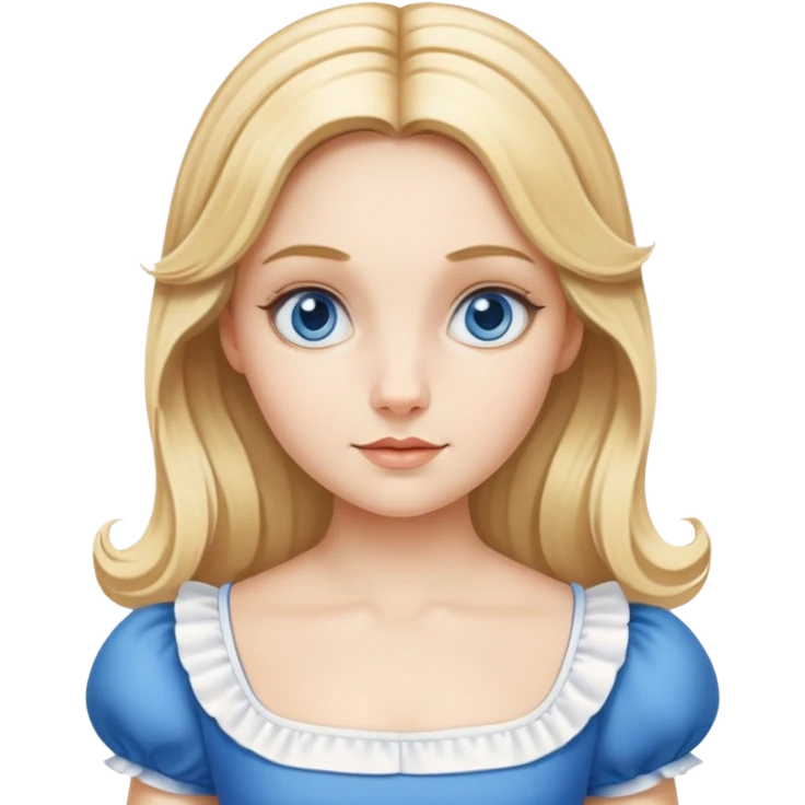 Alice from Alice in Wonderland emoji