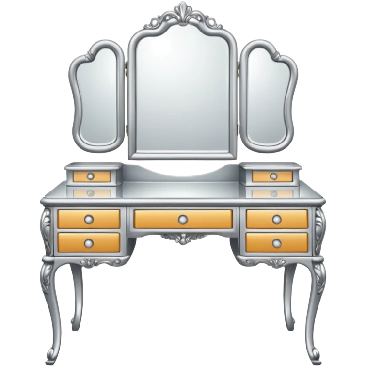 silver DRESSING TABLE emoji