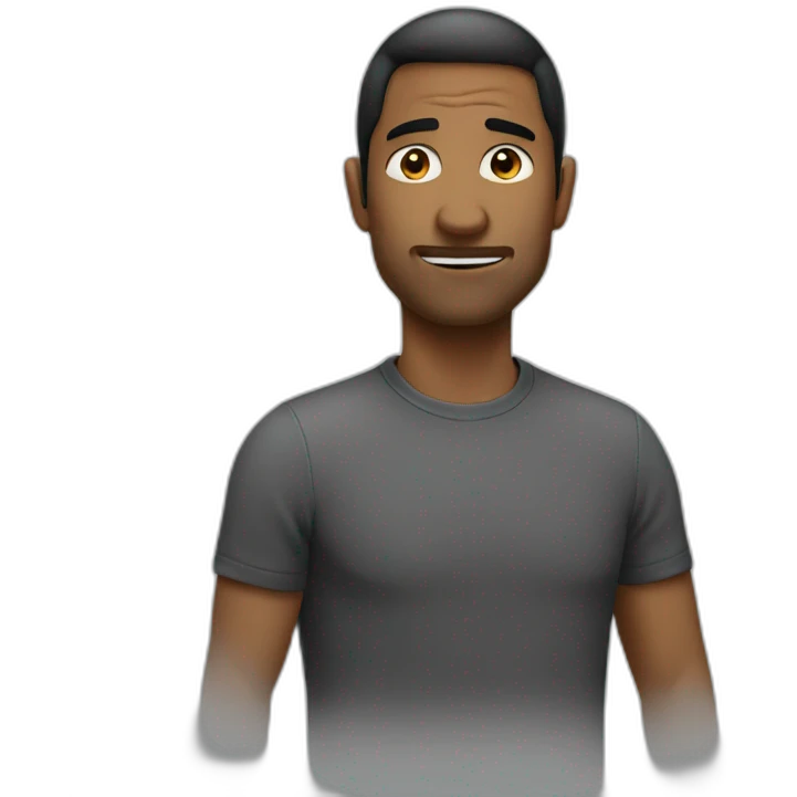 awkward man emoji