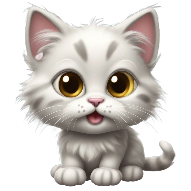 very cute little kitten emoji