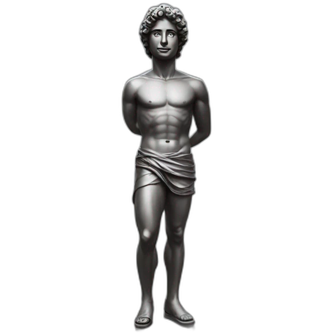 the david statue fullbody emoji