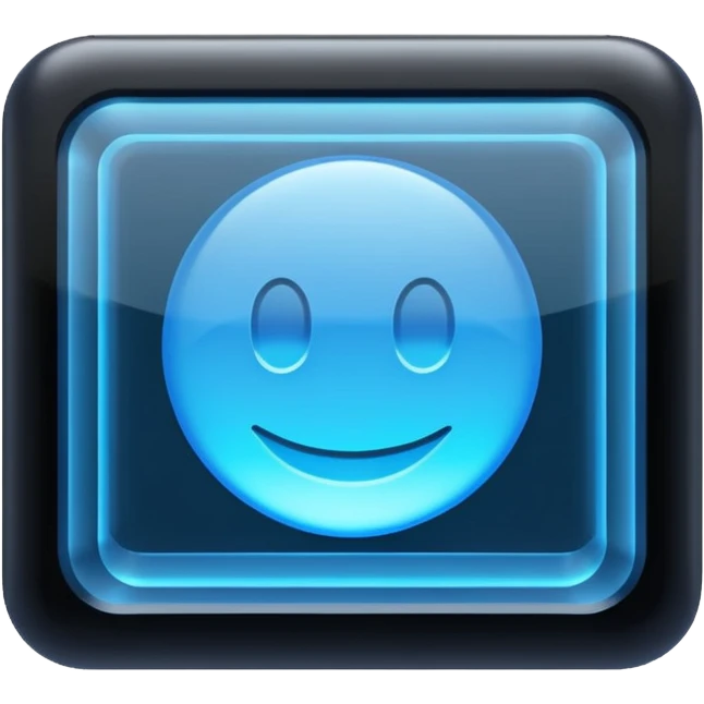 Holographic Display + blue text field emoji