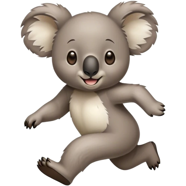 running koala emoji