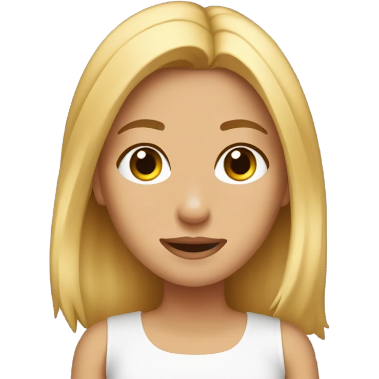 chica rubia abrazando a un perro emoji