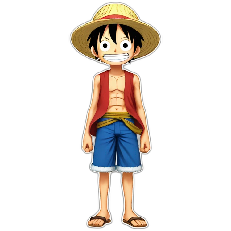 luffy one piece emoji