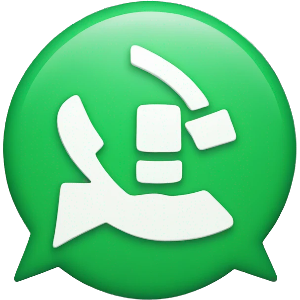 WhatsApp logo emoji