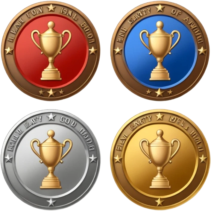 You have to make 3 emblems:

1) Bronze Early Supporter
2) Silver Early Supporter
3) Gold Early Supporter

Make sure the text is clearly engraved into a medal made of each corresponding emblem emoji