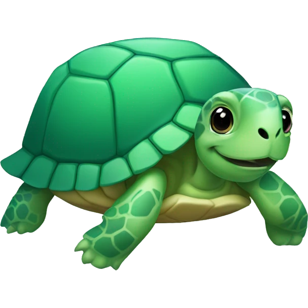 cute green ocean tortoise emoji