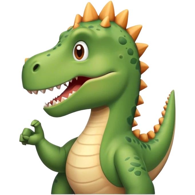 dinosaur arms dislike symbol emoji