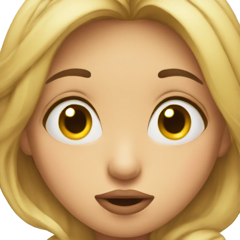 unisex face blowing kiss emoji