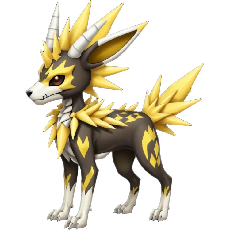 Skeletal Skinny Jolteon-Houndoom-Manectric-fusion emoji