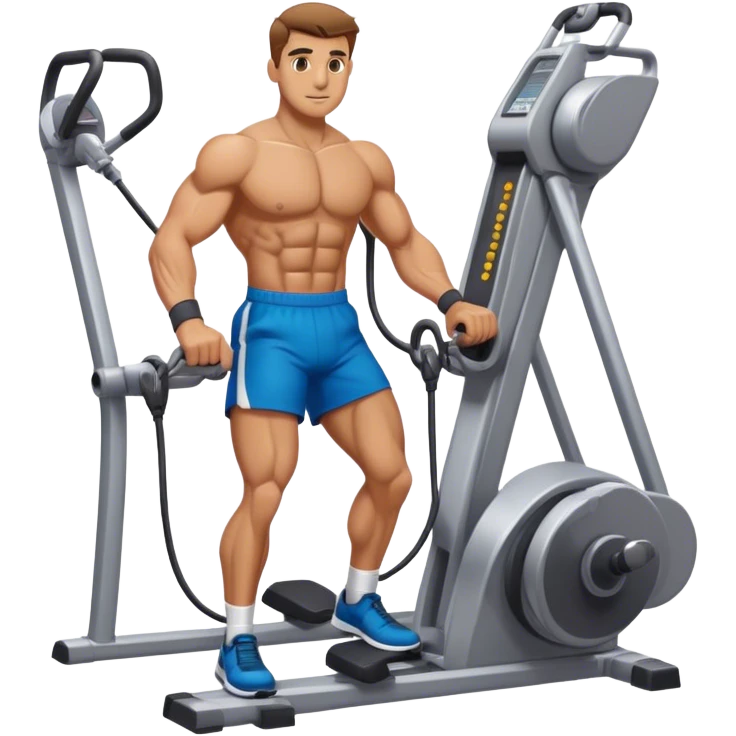 guy cable-crossover-machine emoji