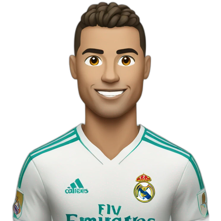 Ronaldo in real madrid emoji