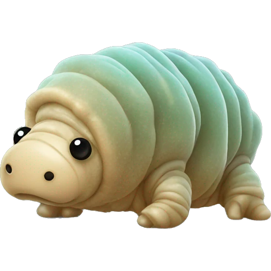 Cute realistic Tardigrade from the company GIANTmicrobes  emoji