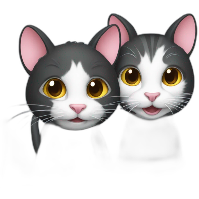 rat and cat emoji