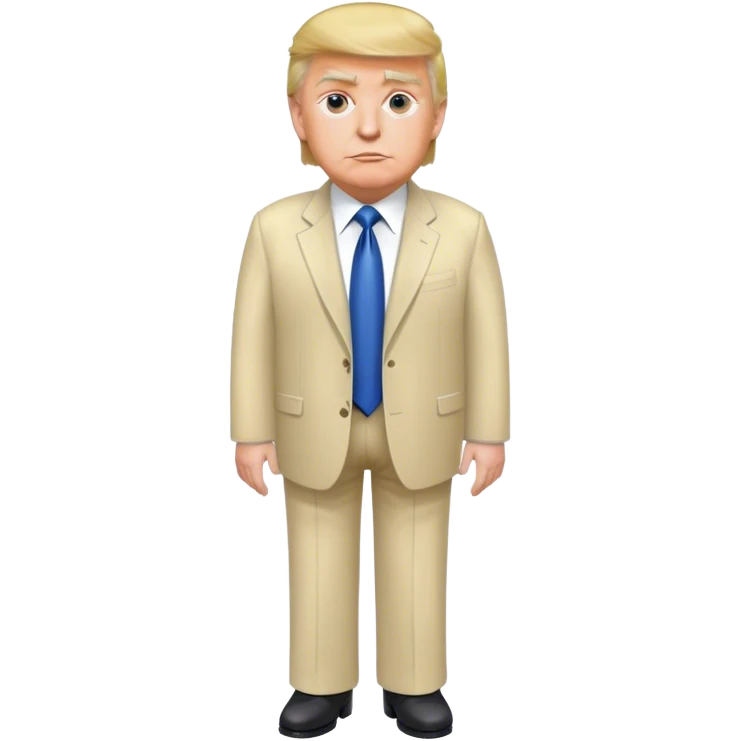 Donald trump neanderthal full body emoji