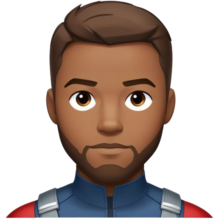Sam Wilson with side-whiskers from avenger emoji