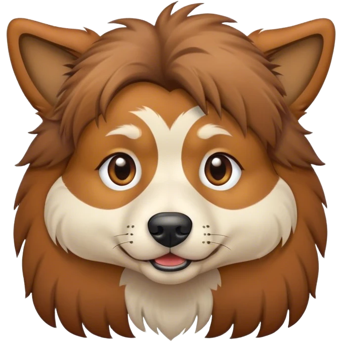 dog with mullet  emoji