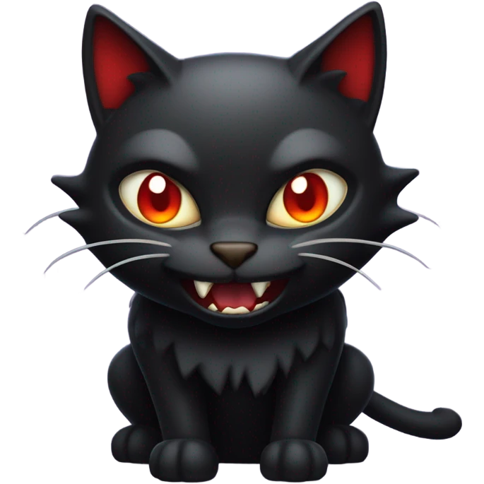 Vampire cat emoji