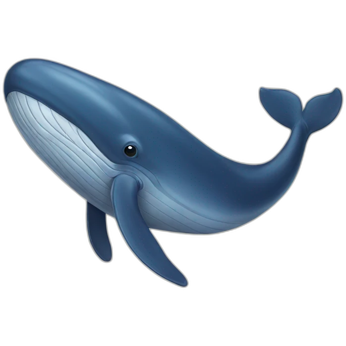 Blue whale emoji