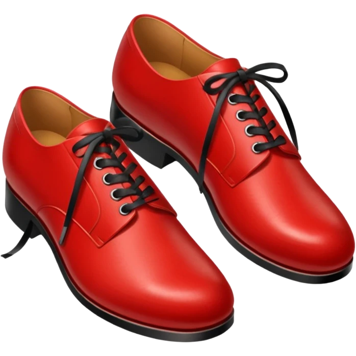 a pair of shoes: rojos emoji