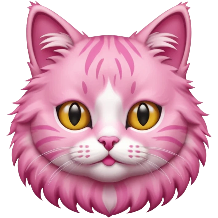 Pink cat emoji