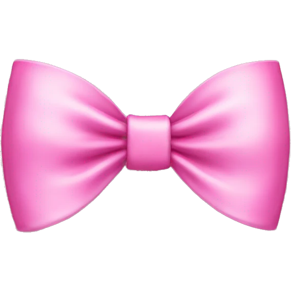 pink bow emoji