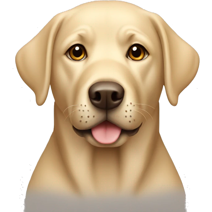 Labrador beige  emoji