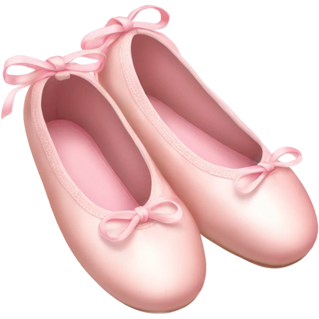 light pink ballet shoes emoji