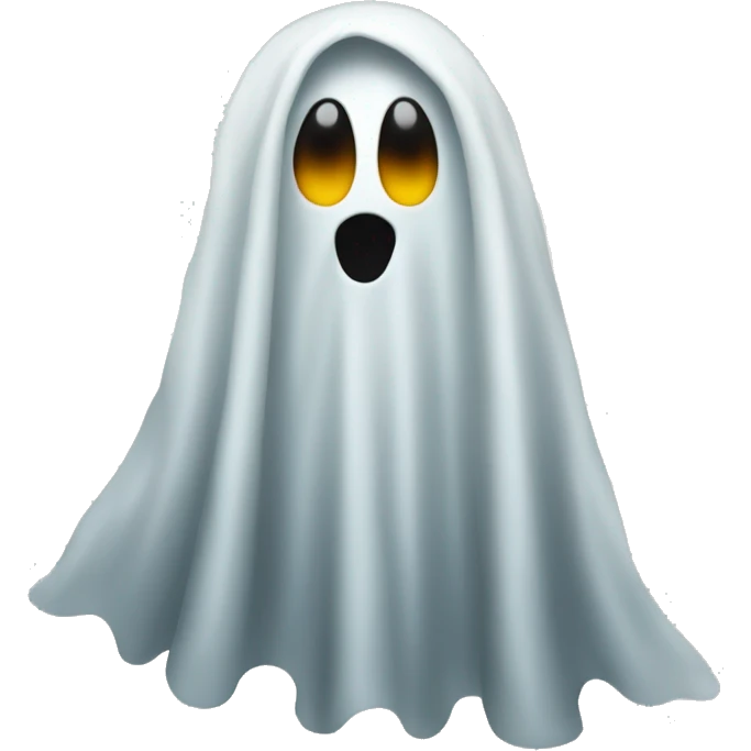 A ghost with a now emoji