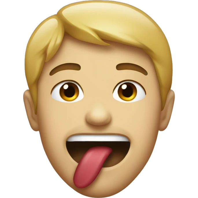 Emoji biting lip emoji