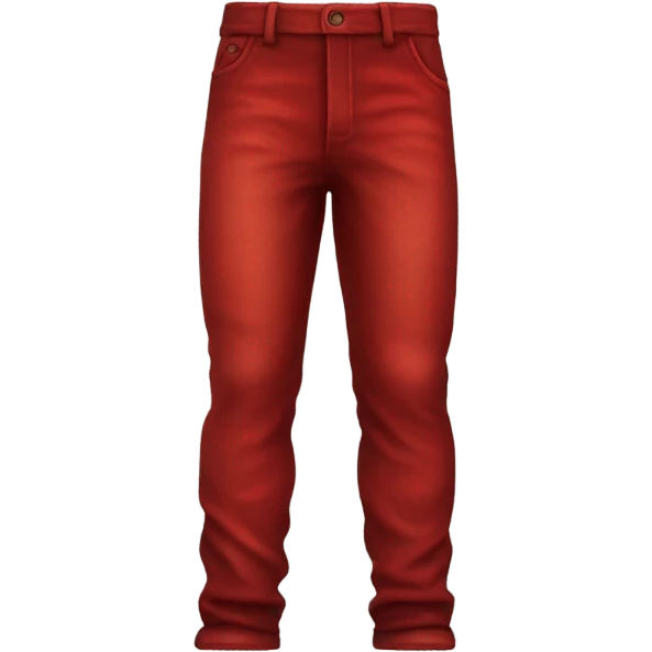 red stained pants emoji