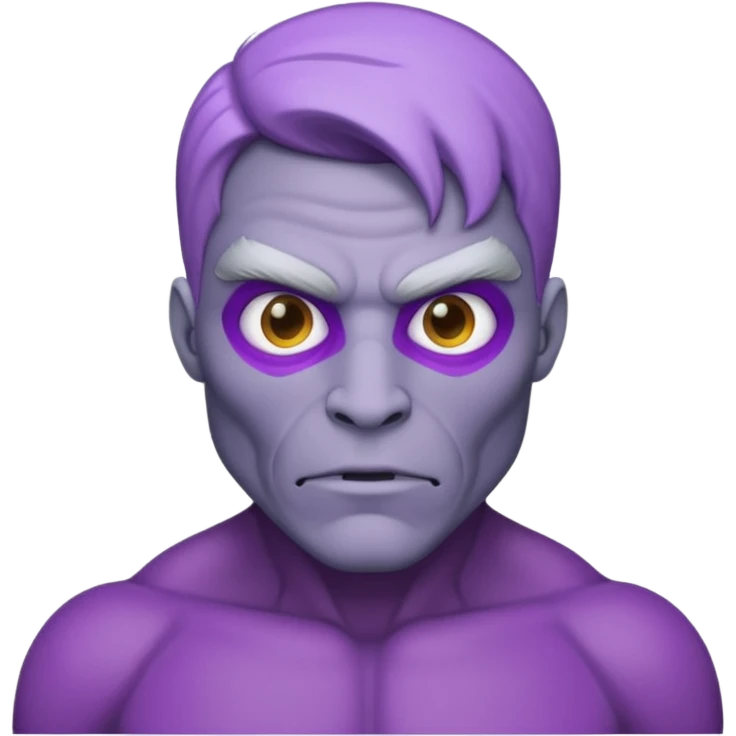 purple mutant man emoji