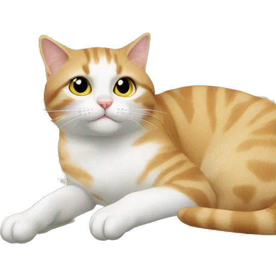 Cat under palm tree emoji