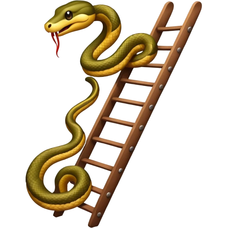 snake on a ladder emoji