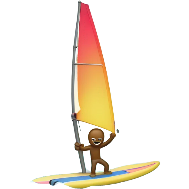 Windsurfer no wind  emoji