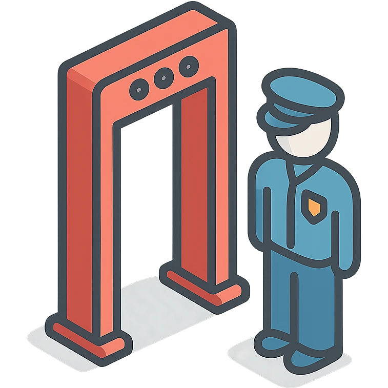 airport security emoji
