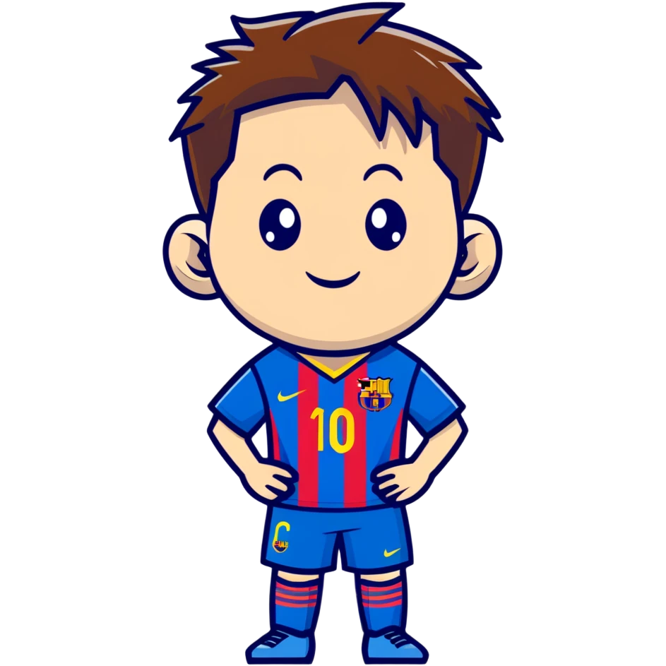 Leo Messi face emoji